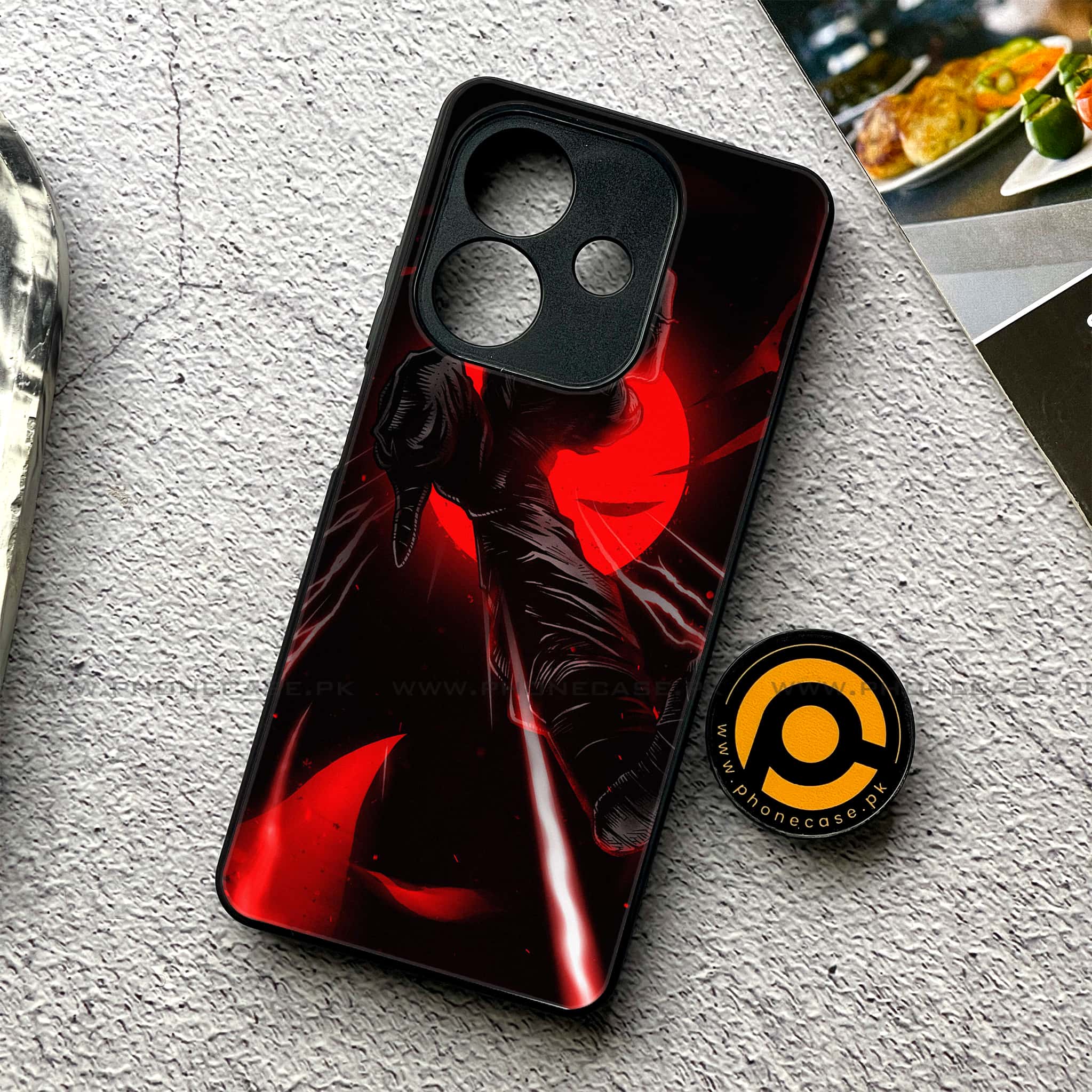 Oppo A5i - Ninja Series - Premium Metal Printed soft Bumper shock Proof Case