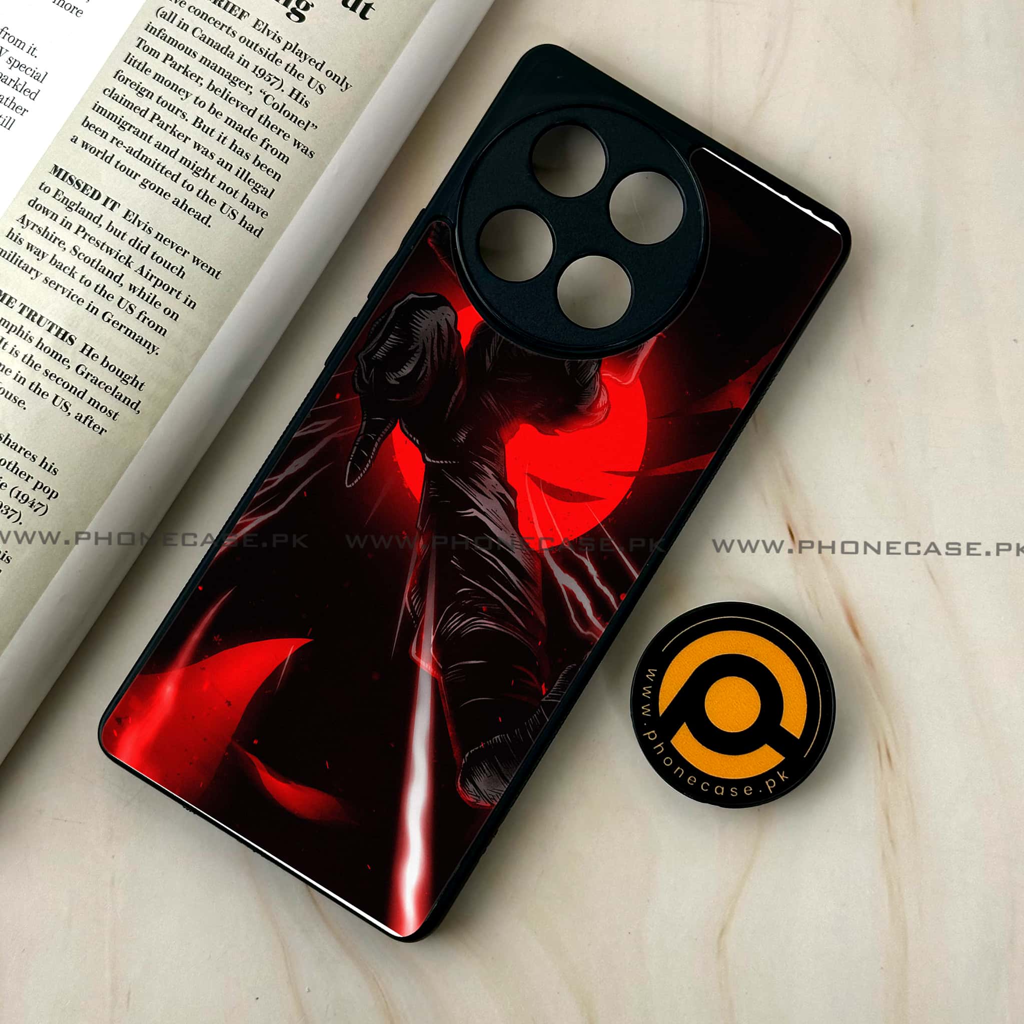 Tecno Camon 30s - Ninja Series - Premium Metal Printed soft Bumper shock Proof Case