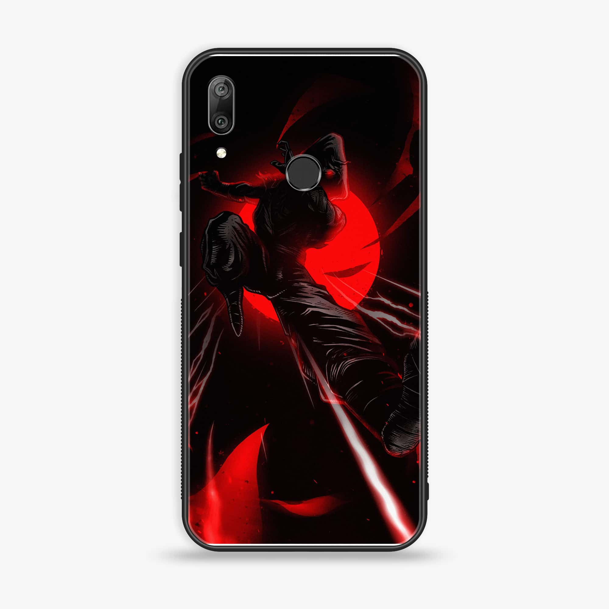 Huawei Y7 Prime (2019) - Ninja Series - Premium Printed Glass soft Bumper shock Proof Case