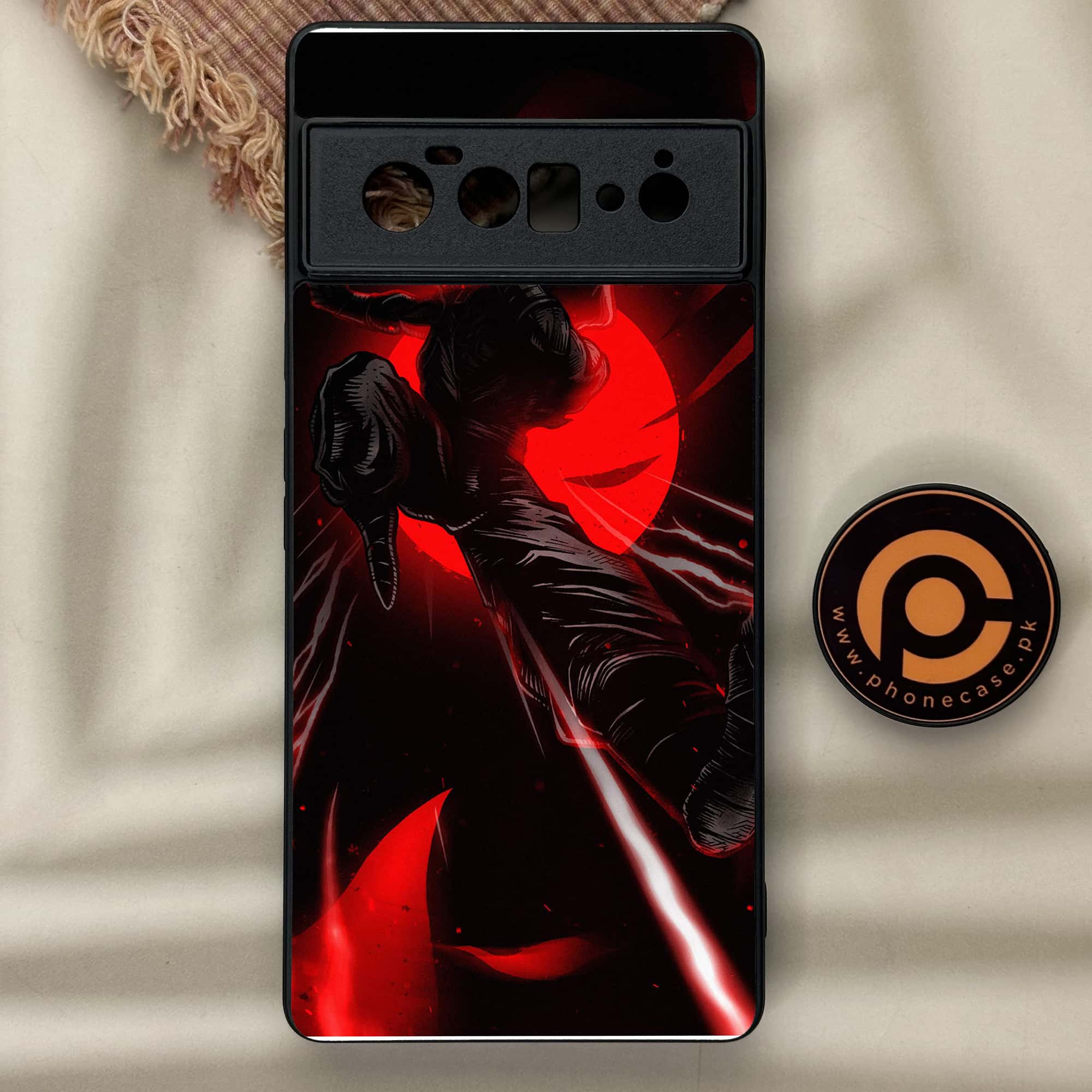 Google Pixel 6 Pro-Ninja Series - Premium Metal Printed soft Bumper Shock Proof Case