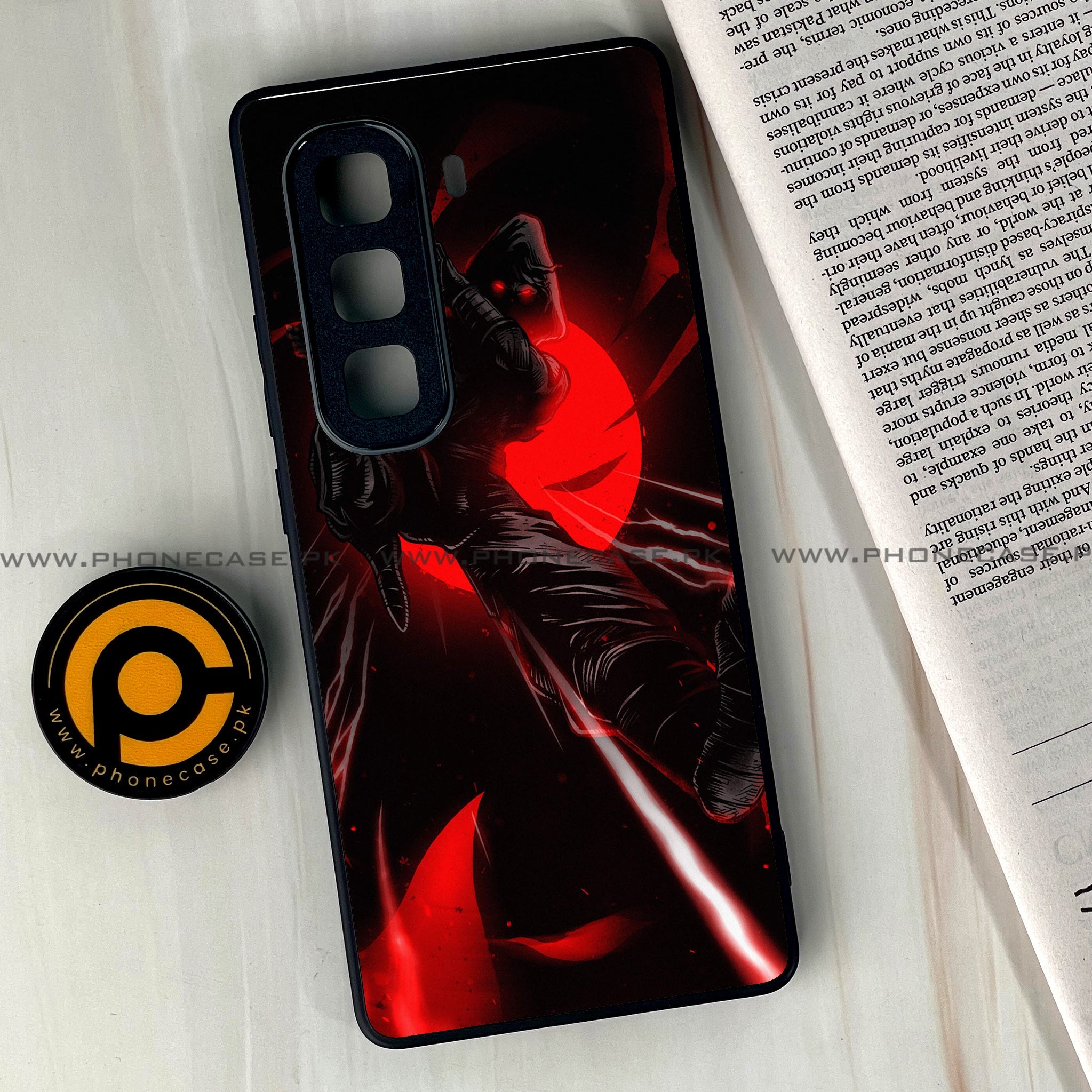 Infinix Hot 60 Pro Plus - Ninja Series - Premium Metal Printed soft Bumper shock Proof Case