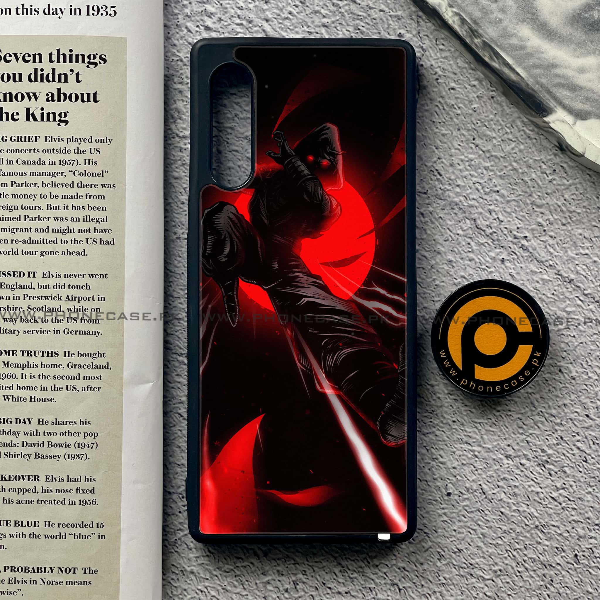 LG Velvet - Ninja Series - Premium Printed Glass soft Bumper shock Proof Case