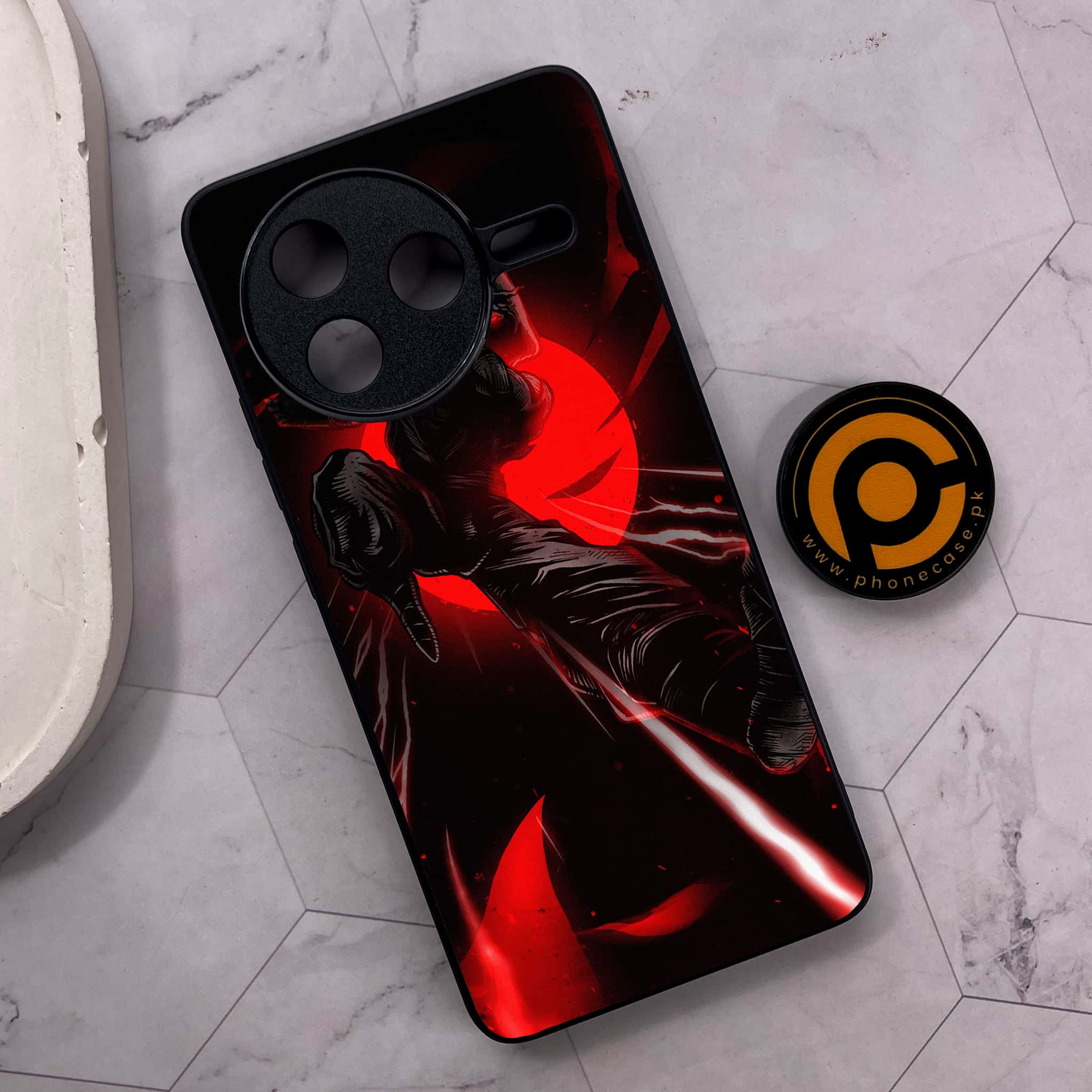 Xiaomi Poco F7 Pro 5G - Ninja Series - Premium Metal Printed soft Bumper shock Proof Case