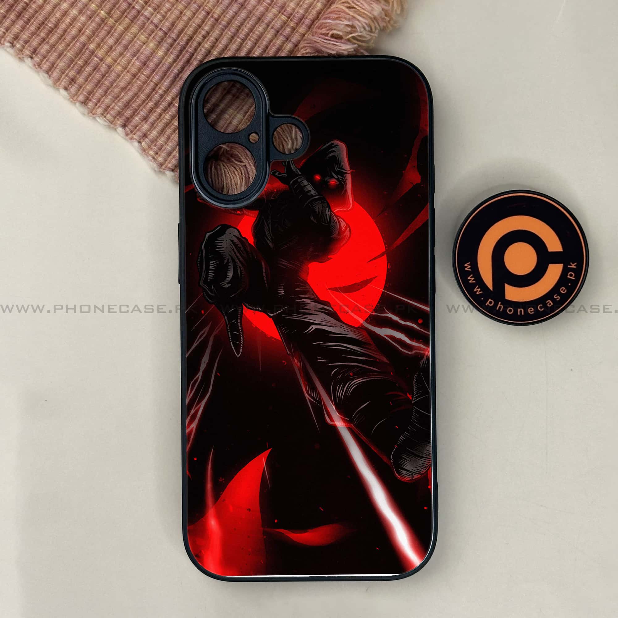 iPhone 17 - Ninja Series - Premium Printed Glass soft Bumper shock Proof Case