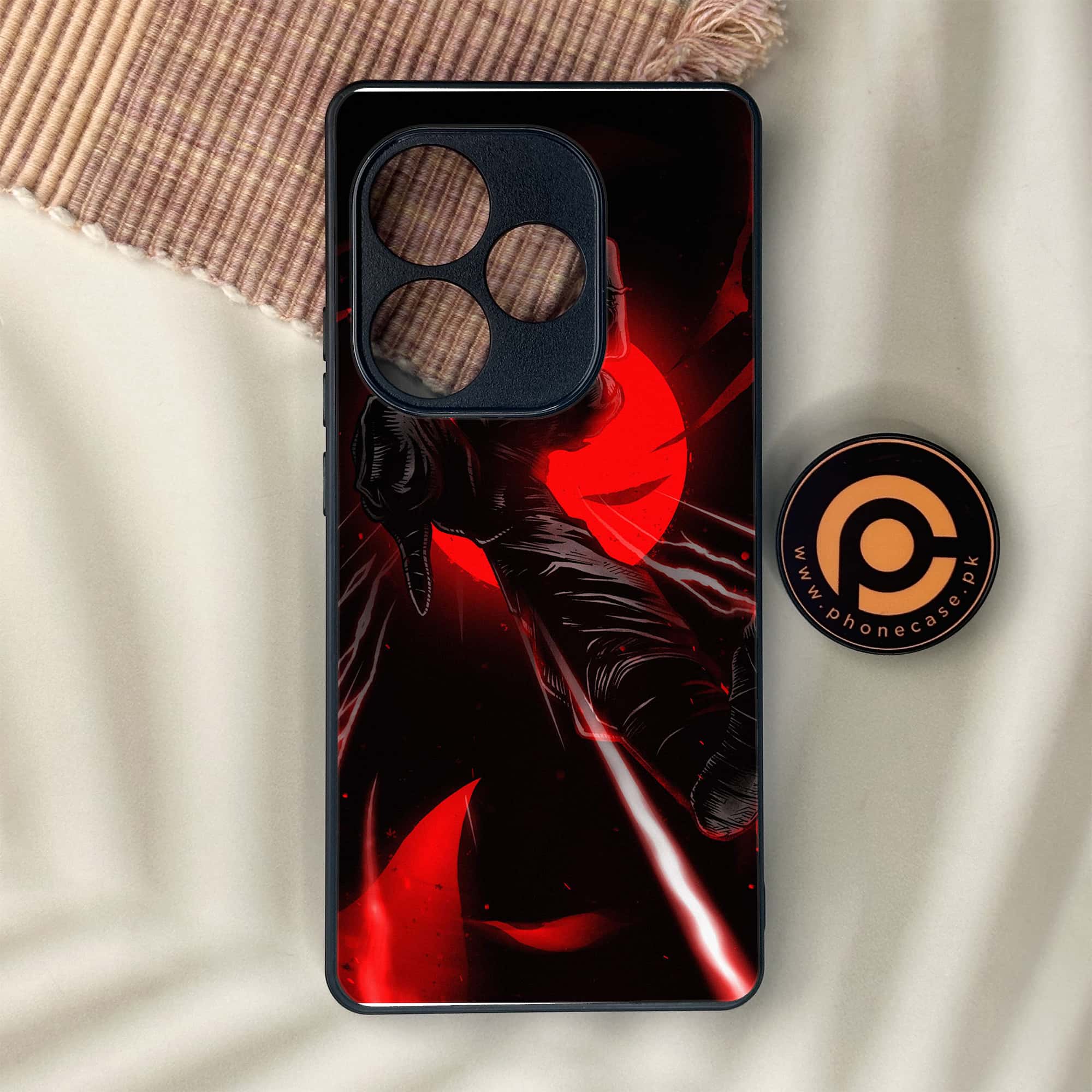Realme GT 6 - Ninja Series - Premium Metal Printed soft Bumper shock Proof Case
