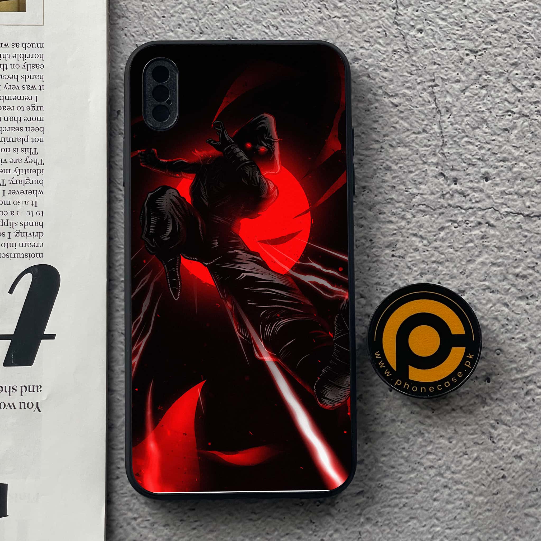 iPhone XS Max - Ninja Series - Premium Metal Printed soft Bumper shock Proof Case