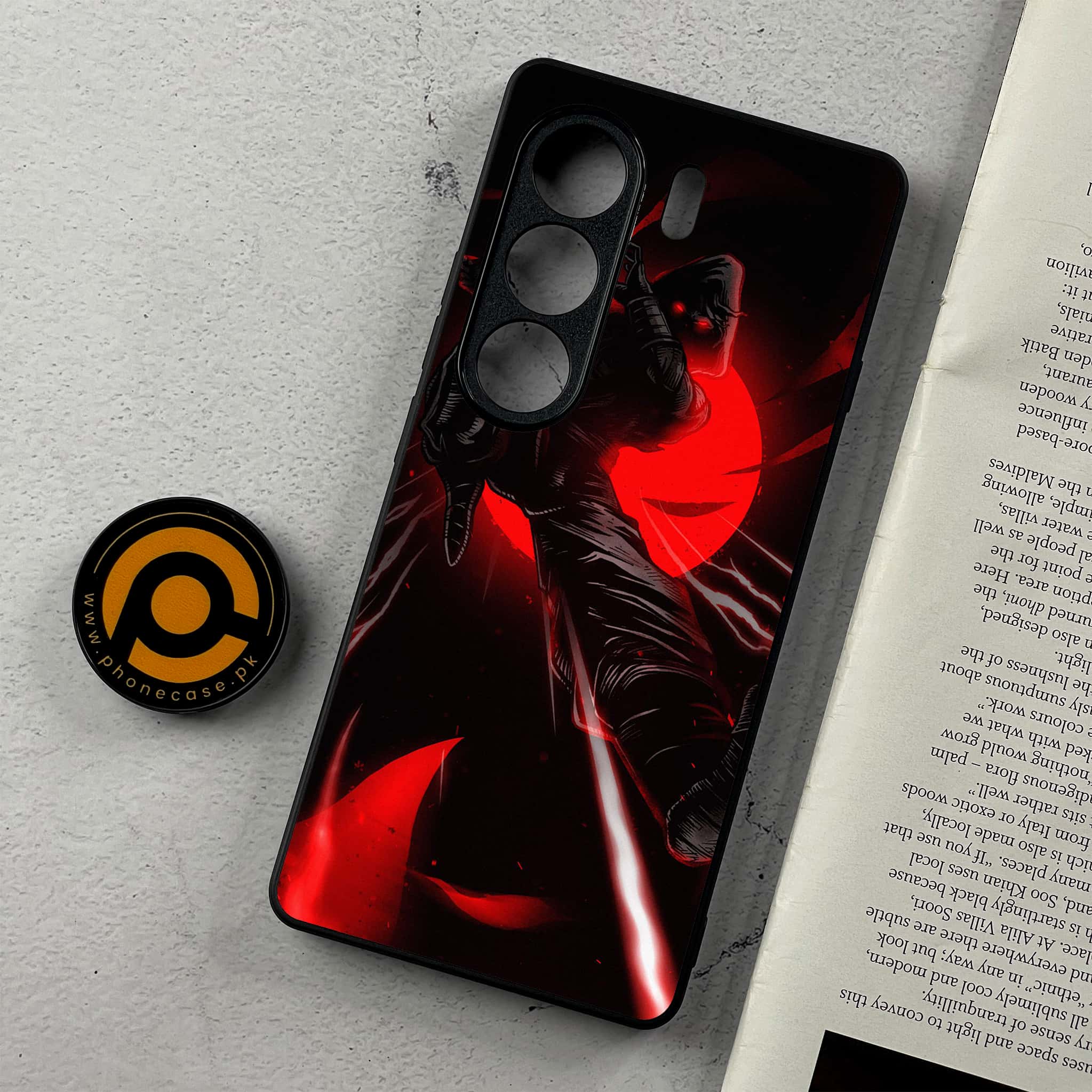 Tecno Camon 40 Pro - Ninja Series - Premium Metal Printed Soft Bumper Shockproof Case