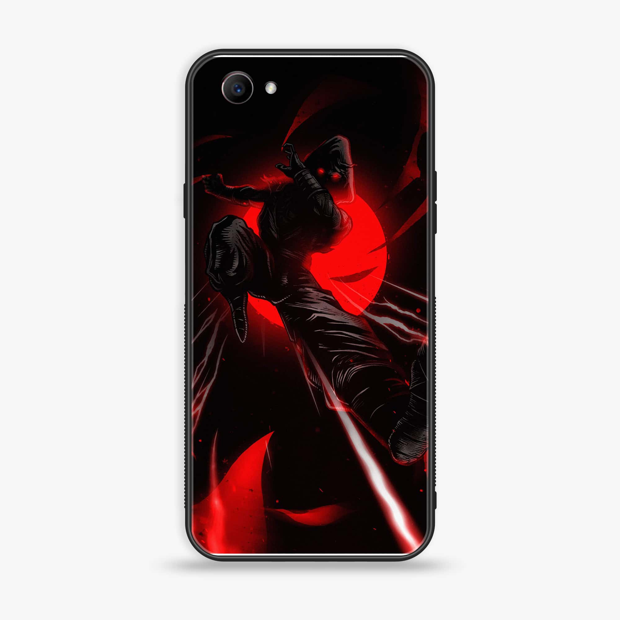 Oppo F7 Youth - Ninja Series - Premium Printed Glass soft Bumper shock Proof Case