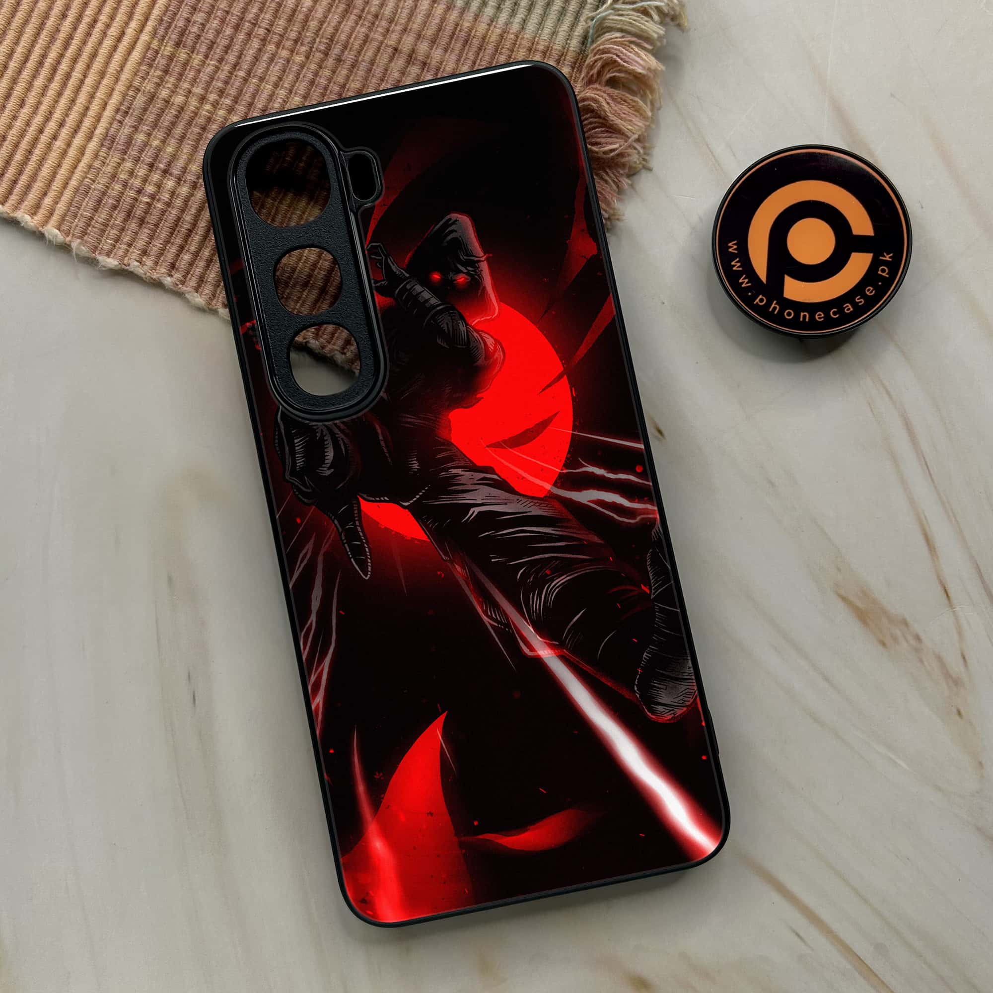 Vivo Y400 - Ninja Series - Premium Metal Printed soft Bumper shock Proof Case