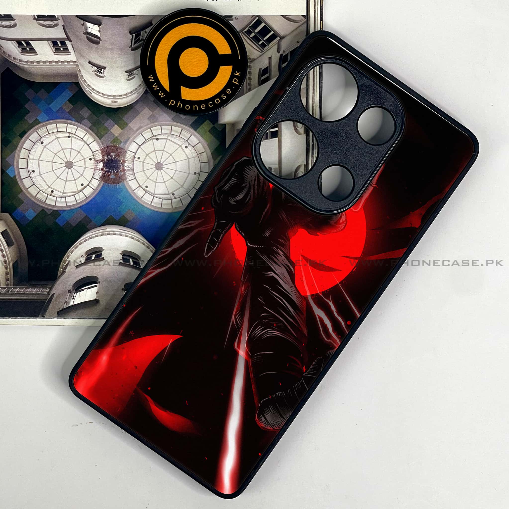 Redmi Note 13 Pro 4G - Ninja Series - Premium Metal Printed soft Bumper shock Proof Case