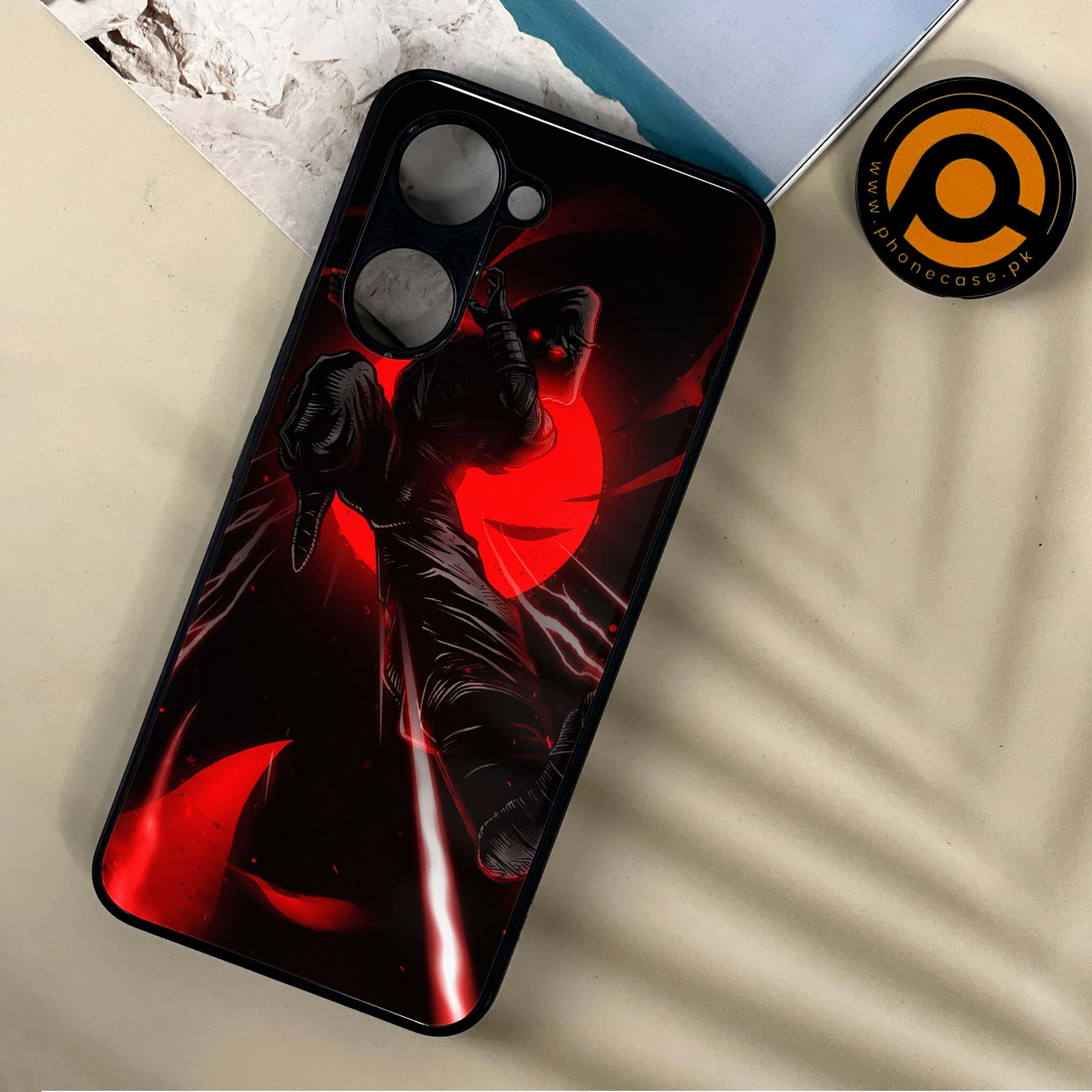 Vivo Y03 - Ninja Series - Premium Printed Metal soft Bumper shock Proof Case