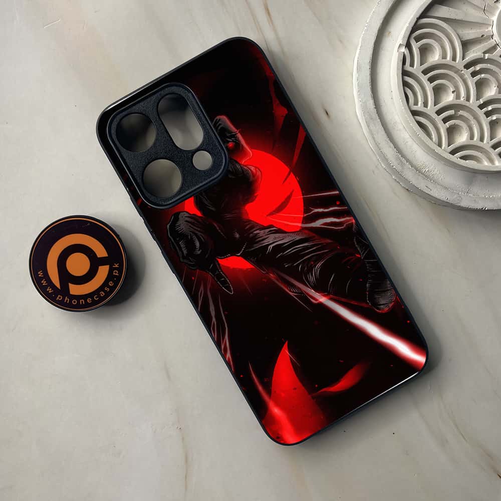 Oppo Reno 14 5G - Ninja Series - Premium Metal Printed soft Bumper shock Proof Case