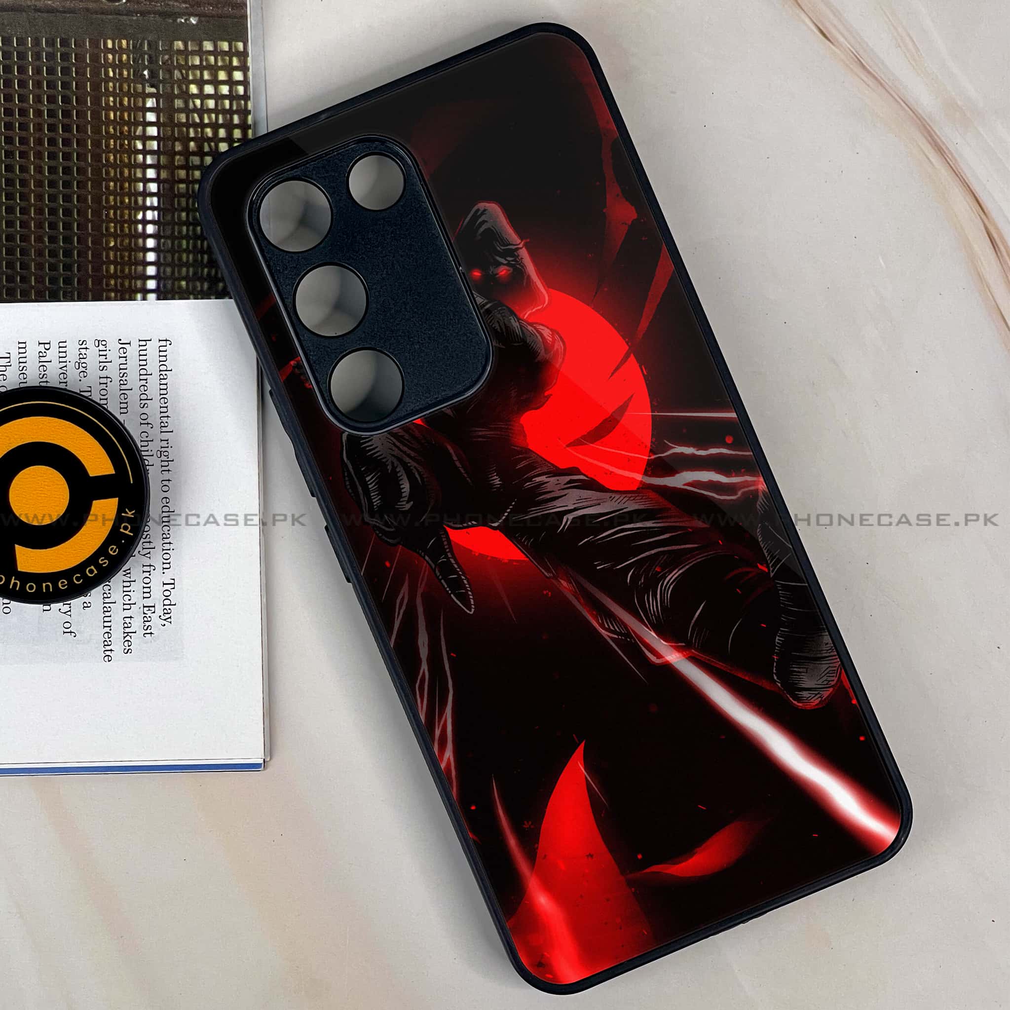 Vivo V30 Lite 4G - Ninja Series - Premium Metal Printed soft Bumper shock Proof Case