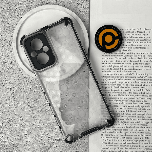 OnePlus Nord N20 Airbag Shockproof Hybrid Armor Honeycomb Transparent Cover