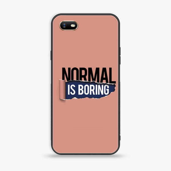 Vivo Y83 - Normal is Boring Design - Premium Printed Glass Case