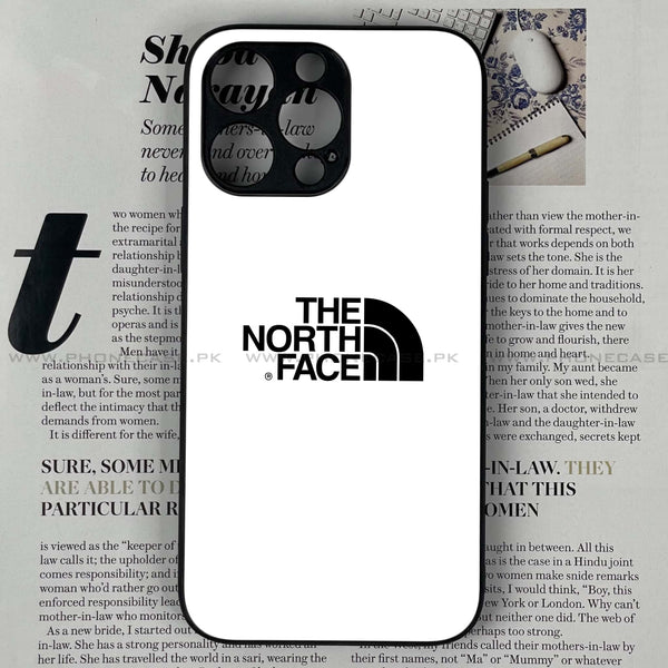 iPhone 15 Pro - The North Face Design 3 - Premium Printed Glass soft Bumper shock Proof Case CS-18364