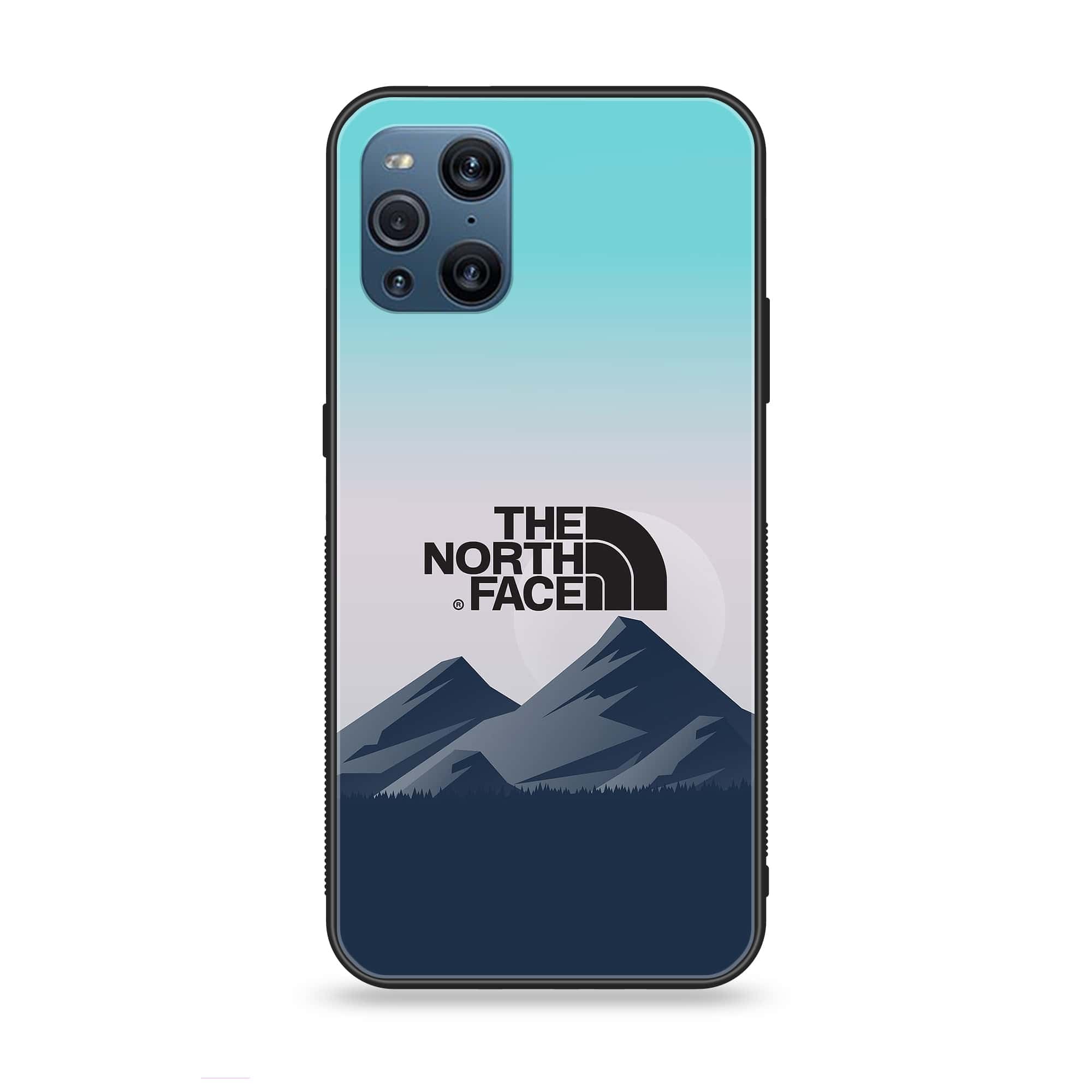 Oppo Find X3 - Northface Series - Premium Printed Glass soft Bumper shock Proof Case