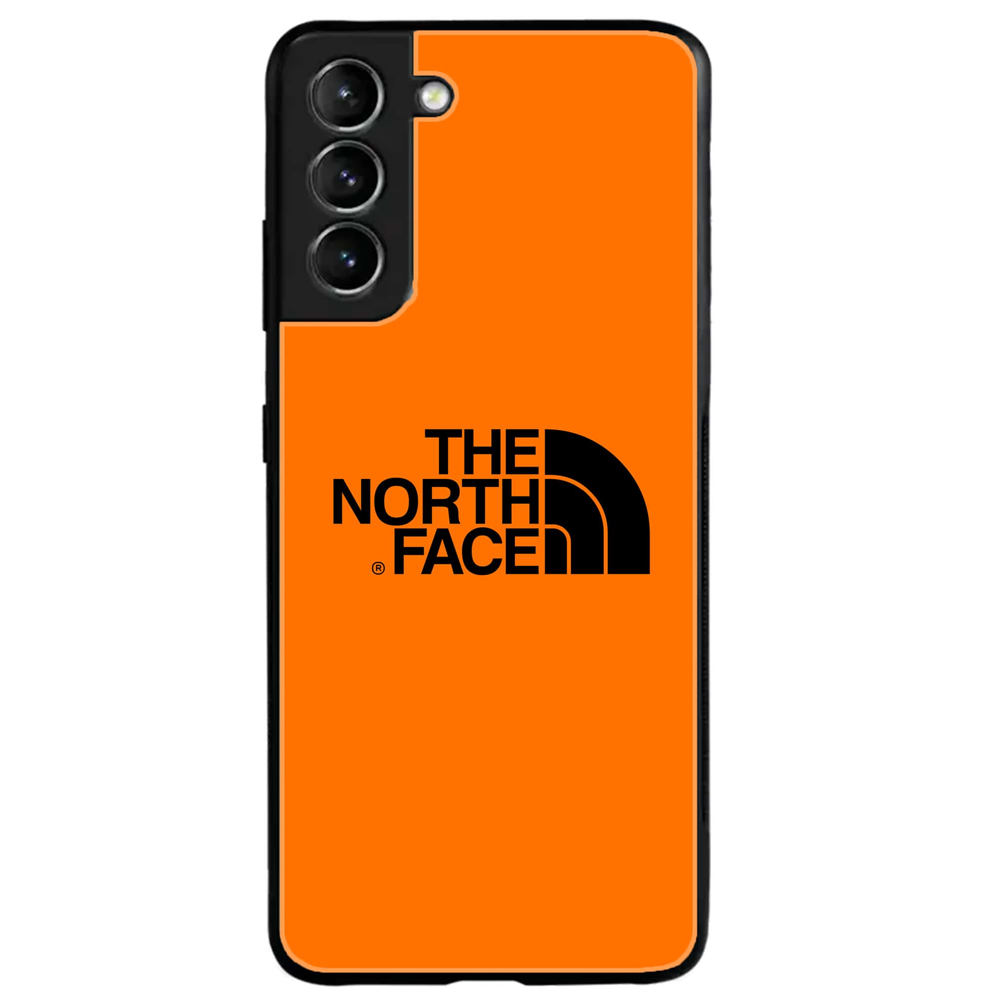 Samsung Galaxy S21 - The North Face Series - Premium Printed Glass soft Bumper shock Proof Case