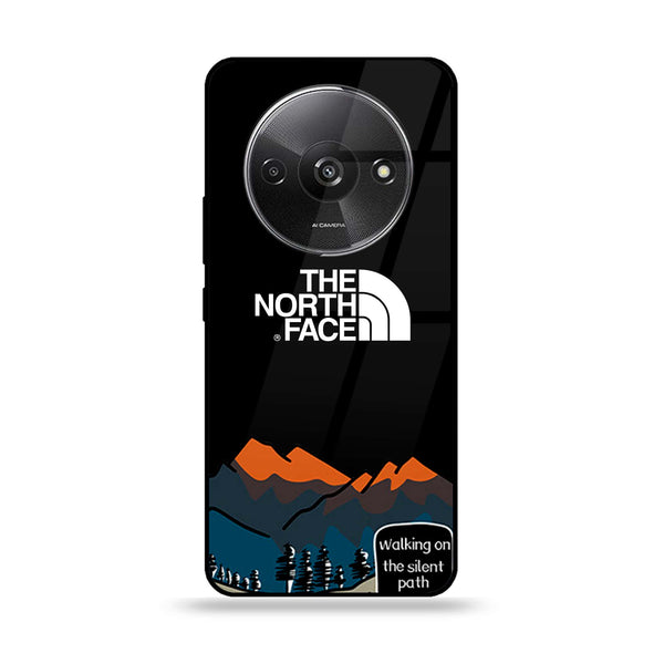 Xiaomi Redmi A3 - The North Face Design 8- Premium Printed Glass soft Bumper shock Proof Case CS-11716