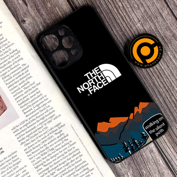 Xiaomi Redmi 12 - The North Face  Design 8  - Premium Metal Printed soft Bumper shock Proof Case CS-30557