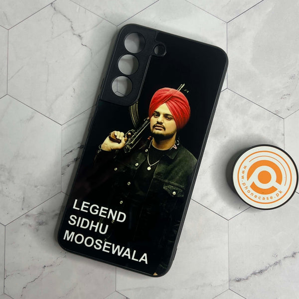 Samsung Galaxy S22 - Legend Sidhu Moose Wala - Premium Metal Printed soft Bumper shock Proof Case CS-21851