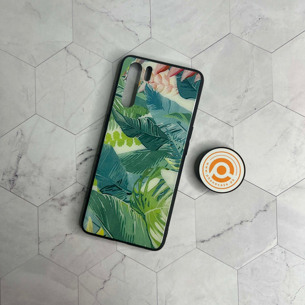 Oppo A91 - Retro Palm Leaves Customized Case - Premium Printed Glass soft Bumper shock Proof Case CS-21812