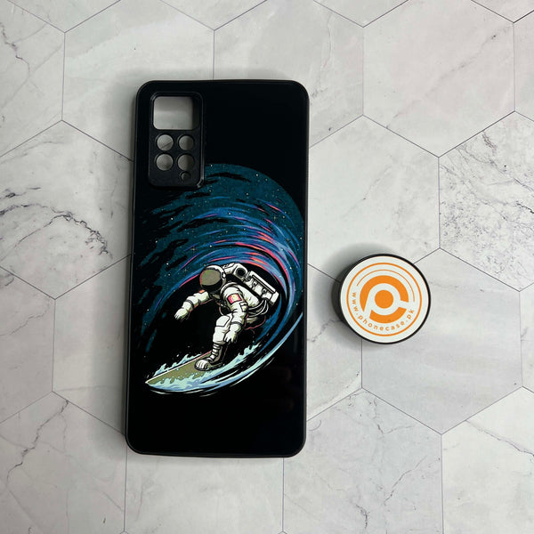 Xiaomi Redmi Note 11 Pro - Astronaut Starry - Premium Printed Glass soft Bumper Shock Proof Case CS-21853