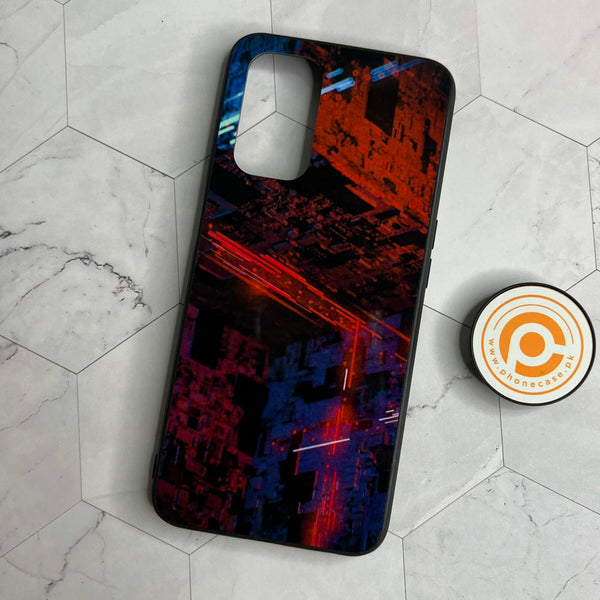 OnePlus Nord N200 5G - Abstract Design - Premium Printed Glass soft Bumper Shock Proof Case CS-22976