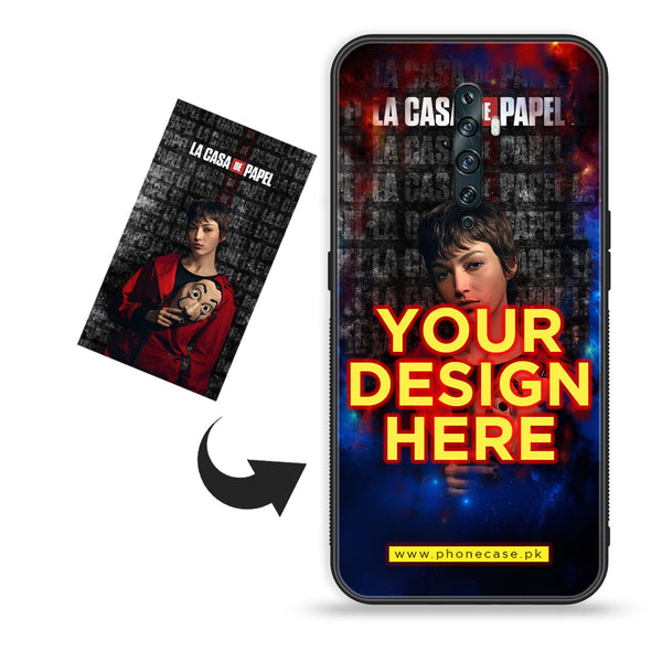 OPPO Reno 2f- Customize your own - Premium Metal Printed soft Bumper shock Proof Case