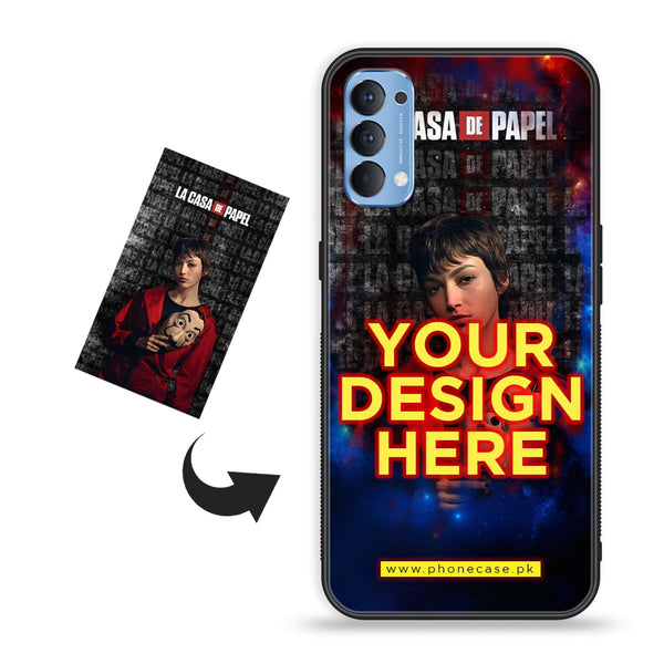 Oppo Reno 4 4G - Customize your own - Premium Metal Printed soft Bumper shock Proof Case