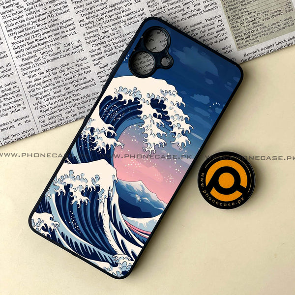 Samsung Galaxy A06 - Ocean Wave Art - Premium Metal Printed soft Bumper shock Proof Case