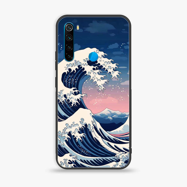 Xiaomi Redmi Note 8 - Ocean Wave Art - Premium Printed Glass soft Bumper Shock Proof Case