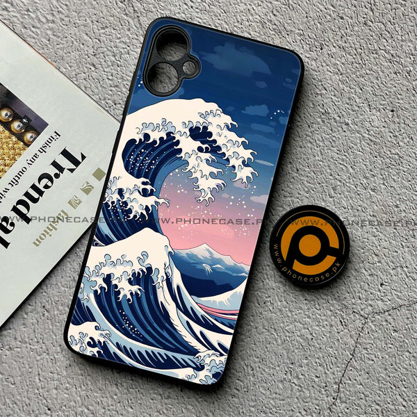 Samsung Galaxy A05 - Ocean Wave Art - Premium Metal Printed soft Bumper shock Proof Case