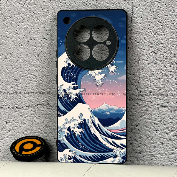Infinix Zero 40  - Ocean Wave Art - Premium Metal Printed soft Bumper shock Proof Case