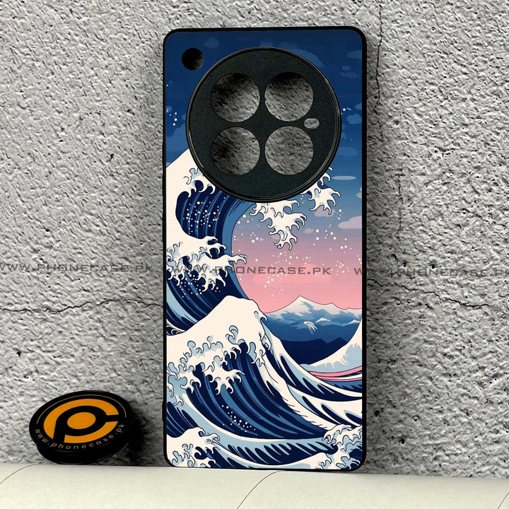 Infinix Zero 40  - Ocean Wave Art - Premium Metal Printed soft Bumper shock Proof Case