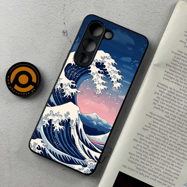 Vivo Y04 - Ocean Wave Art - Premium Metal Printed soft Bumper shock Proof Case