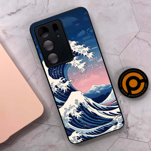 Realme C75x 4G - Ocean Wave Art - Premium Metal Printed soft Bumper shock Proof Case