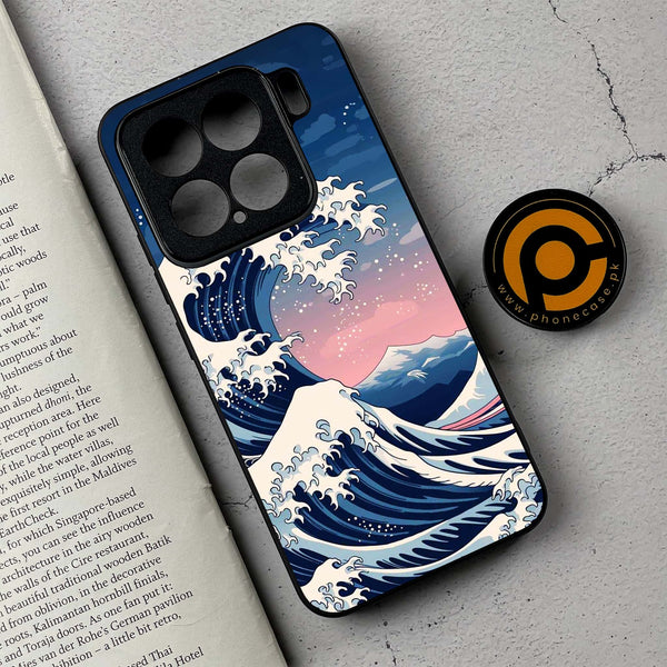 Xiaomi 15 - Ocean Wave Art - Premium Metal Printed soft Bumper shock Proof Case