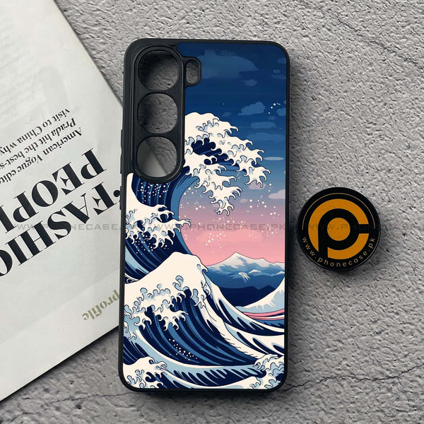 Vivo Y200 4G - Ocean Wave Art - Premium Metal Printed soft Bumper Shock Proof Case