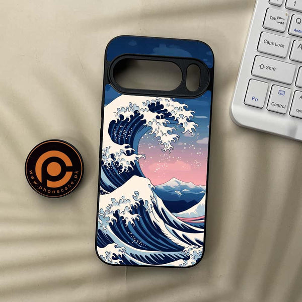 Google Pixel 10 Pro  - Ocean Wave Art - Premium Metal Printed soft Bumper Shock Proof Case
