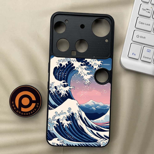 Nothing Phone 3 - Ocean Wave Art - Premium Metal Printed soft Bumper shock Proof Case
