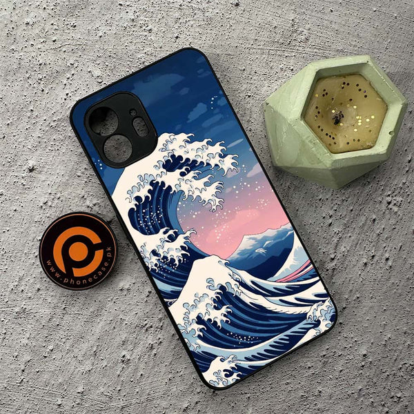 Nothing Phone 2 - Ocean Wave Art - Premium Metal Printed soft Bumper shock Proof Case