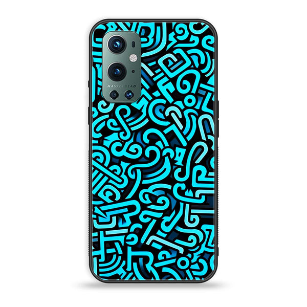 OnePlus 9 Pro -  Doodle design  - Premium Metal Printed soft Bumper Shock Proof Case CS-32559