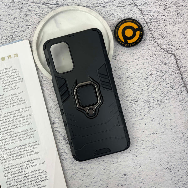 OnePlus 9R Upgraded Ironman With Holding Ring and KickStand Hybrid Shock Proof Case