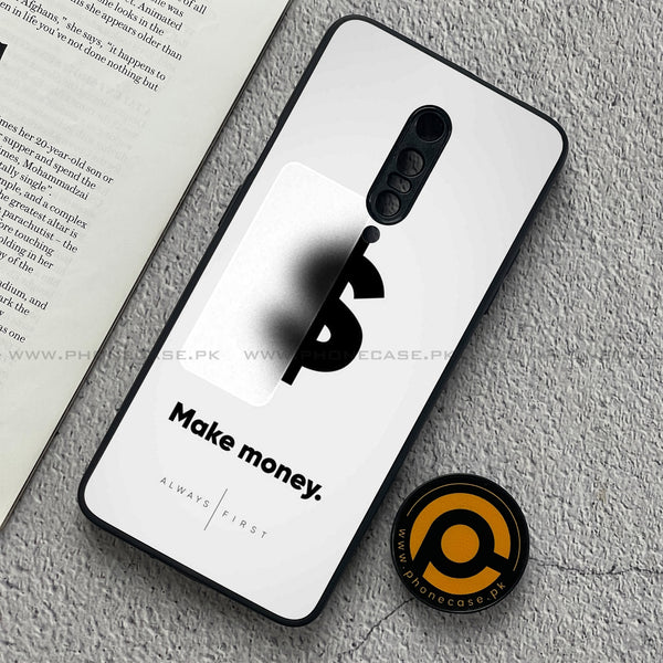 OnePlus 7 Pro - Dollar Design 9- Premium Printed Glass soft Bumper shock Proof Case CS-44377