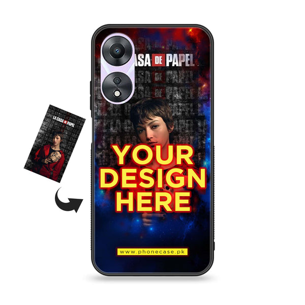 Oppo A58 - Customize your own - Premium Metal Printed soft Bumper shock Proof Case