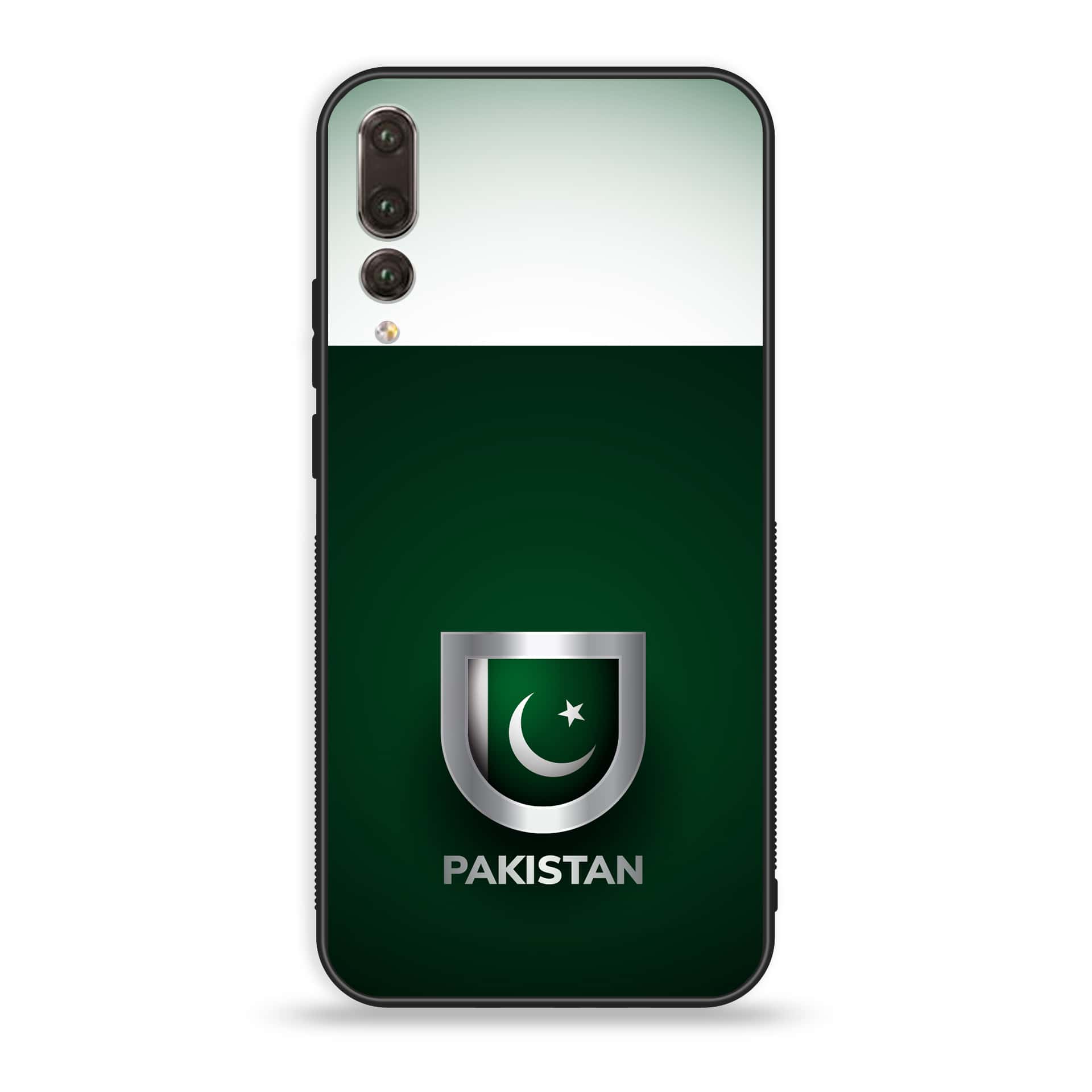 Huawei P20 Pro - Pakistani Flag Series - Premium Printed Glass soft Bumper shock Proof Case