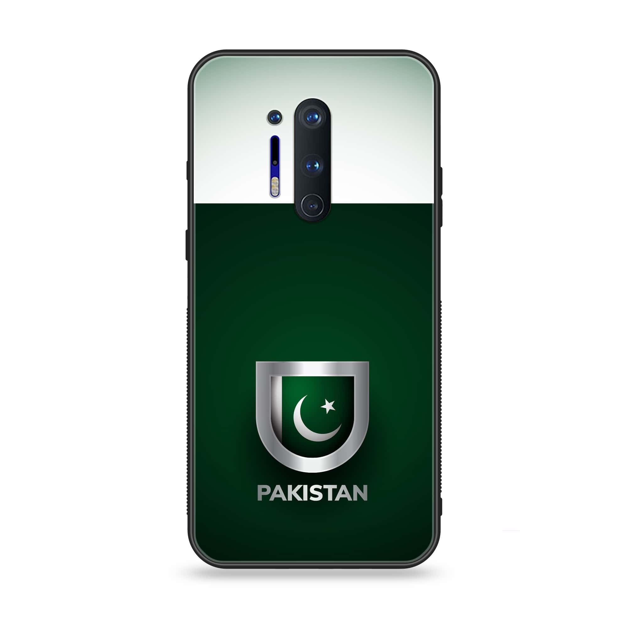 OnePlus 8 Pro - Pakistani Flag Series - Premium Printed Glass soft Bumper shock Proof Case