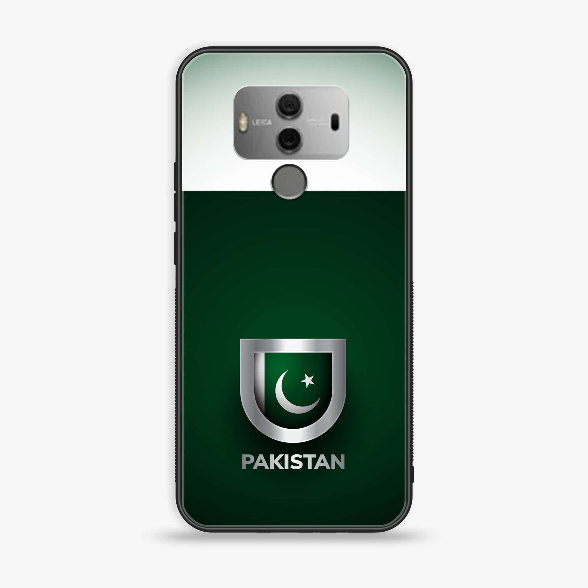 Huawei Mate 10 Pro - Pakistani Flag Series - Premium Printed Glass soft Bumper shock Proof Case