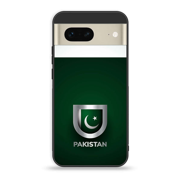 Google Pixel 7a  - Pakistani Flag Design 4- Premium Printed soft Bumper Shock Proof Case CS-49146